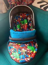 Load image into Gallery viewer, Marvel fabric footmuff, Carry car seat footmuff & Accessories