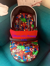 Load image into Gallery viewer, Marvel fabric footmuff, Carry car seat footmuff & Accessories