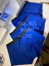 Load image into Gallery viewer, Transgender FTM boxers, AFAB, period boxers, mens gusset boxers, GAFF undies