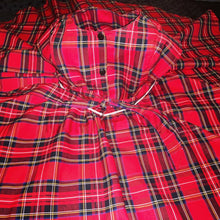 Load image into Gallery viewer, Christmas Tartan Tea party dress - TPD - girls dress - Christmas dress - Party dress
