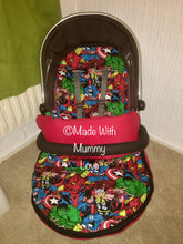Load image into Gallery viewer, Marvel fabric footmuff, Carry car seat footmuff & Accessories