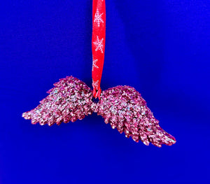 Angel Wing Resin Christmas Decoration (Ready to Ship)