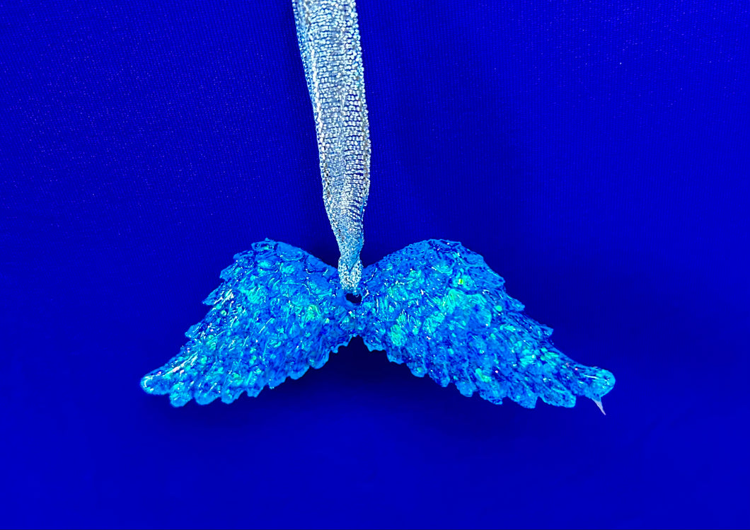 Angel Wing Resin Christmas Decoration (Ready to Ship)