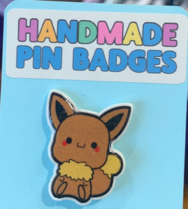 Kawaii Pokémon handmade pin badge (ready to ship)