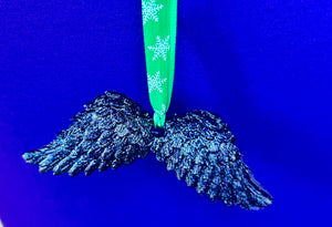 Angel Wing Resin Christmas Decoration (Ready to Ship)