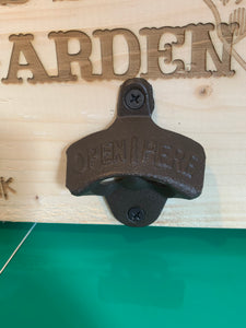 Dad’s Beer Garden Sign & Bottle opener