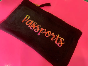 Passports & Shizzle purse