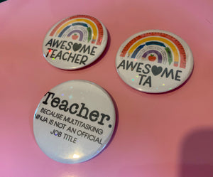 Teacher gift badge
