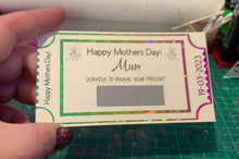 Load and play video in Gallery viewer, Happy Birthday Dad Personalised Scratch Card
