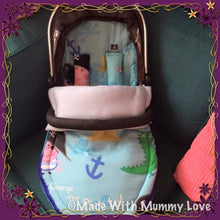Load image into Gallery viewer, Peppa Pig/George Pig fabric Footmuff, Car Seat Footmuff &amp; Accessories
