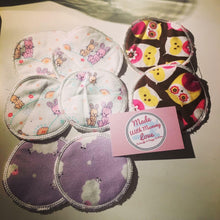 Load image into Gallery viewer, Breast Pads, Nursing Pads, Breastfeeding, Washable Breast Pads, Reusable Breast Pads, New Mom Gift, New Mum Gift, Baby Shower, Baby Gift
