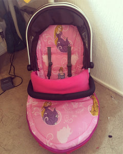 Disney Princess fabric Footmuff, Car Seat Footmuff & Accessories