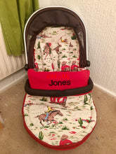 Load image into Gallery viewer, Cath Kidston roses fabric Footmuff, Car Seat Footmuff &amp; Accessories
