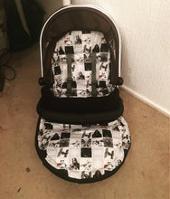 Load image into Gallery viewer, Star Wars fabric Footmuff, Star Wars fabric Liner, Pushchair Liner, Universal Footmuff, Universal Pram Liner, Buggy Footmuff, Pushchair Cove
