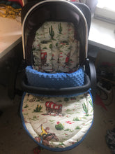 Load image into Gallery viewer, Cath Kidston cowboys fabric Footmuff, Car Seat Footmuff &amp; Accessories
