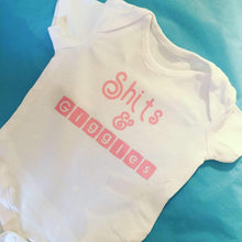 Load image into Gallery viewer, &quot;Sh*ts and giggles&quot; baby grow
