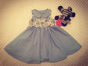 Animal Tea party dress - TPD - girls dress - flower girl dress - bridesmaid dress