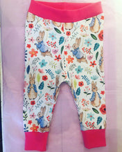 Load image into Gallery viewer, Peter rabbit Kids Leggings, Cuff Trousers, Unisex Trousers, Unisex Leggings, peter rabbit Toddler Leggings, Baby Clothing, Kids Trousers,
