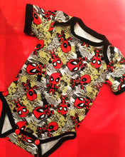 Load image into Gallery viewer, Where&#39;s wally fabric baby grow, wheres wally body vest,  where&#39;s waldo, batgirl baby grow
