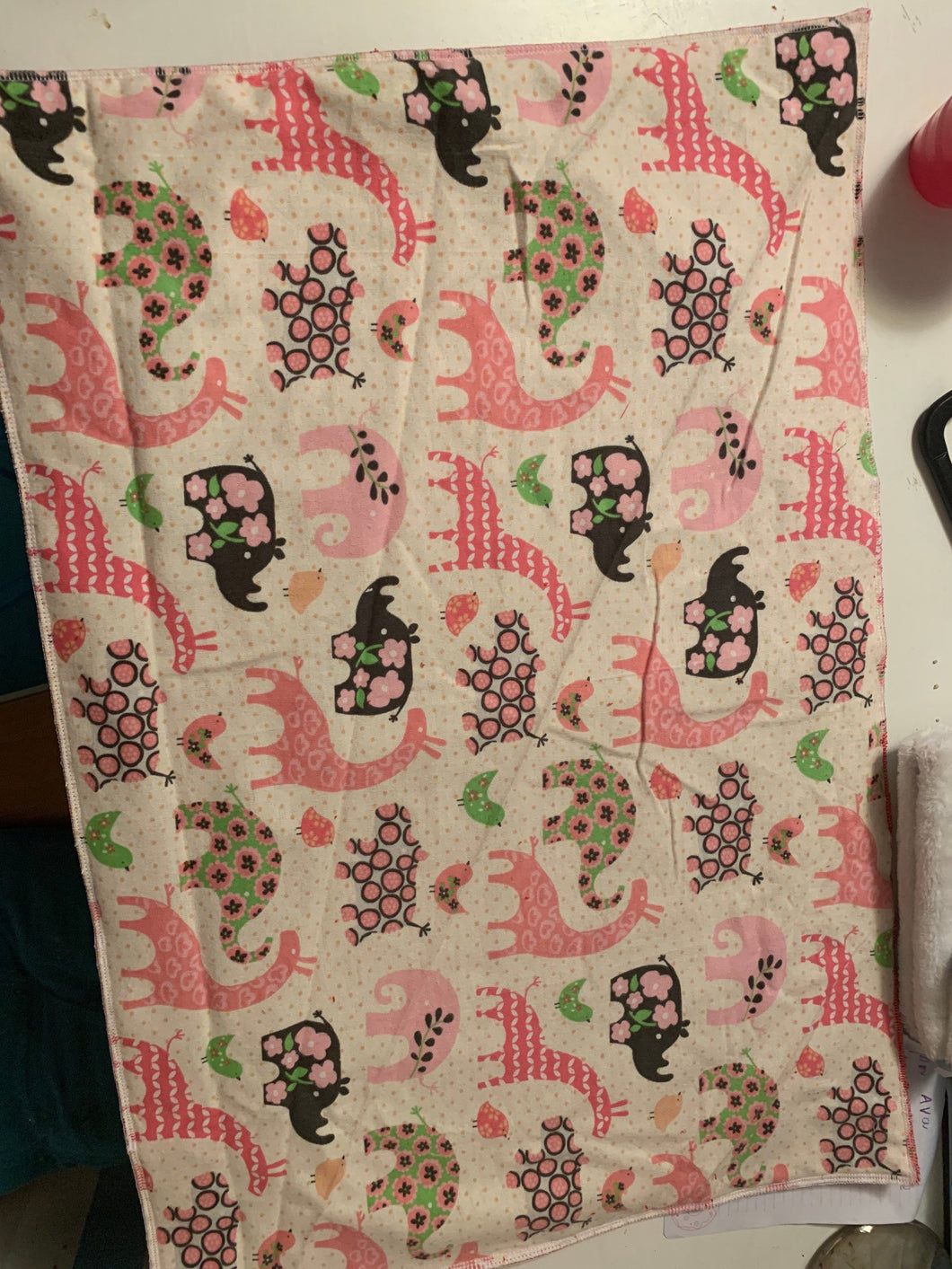Washable waterproof bedtime accident mat.
