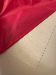 Washable waterproof bedtime accident mat.
