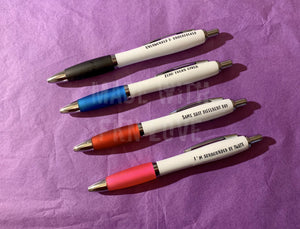 Sale Offensive pens, funny pens, rude pens, office pens, workplace pens, present, gift, funny gift, offensive gift