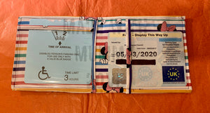 Blue Badge Holder, Disabled badge cover, Disabled parking badge wallet