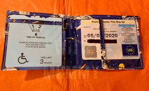 Blue Badge Holder, Disabled badge cover, Disabled parking badge wallet