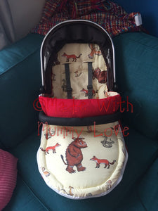 Gruffalo fabric footmuff, Carry car seat footmuff & Accessories