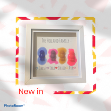 Load image into Gallery viewer, Jelly baby family frame
