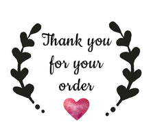 Load image into Gallery viewer, Thank you for your order stickers
