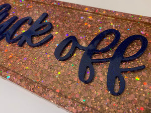 F off sign