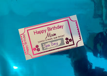 Load image into Gallery viewer, Happy Birthday Dad Personalised Scratch Card
