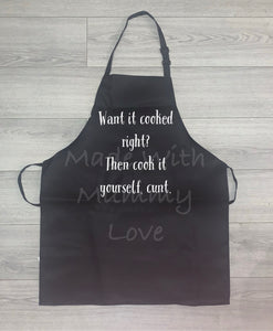 Funny kitchen apron