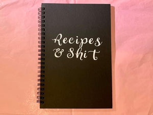 Recipes & Shit book