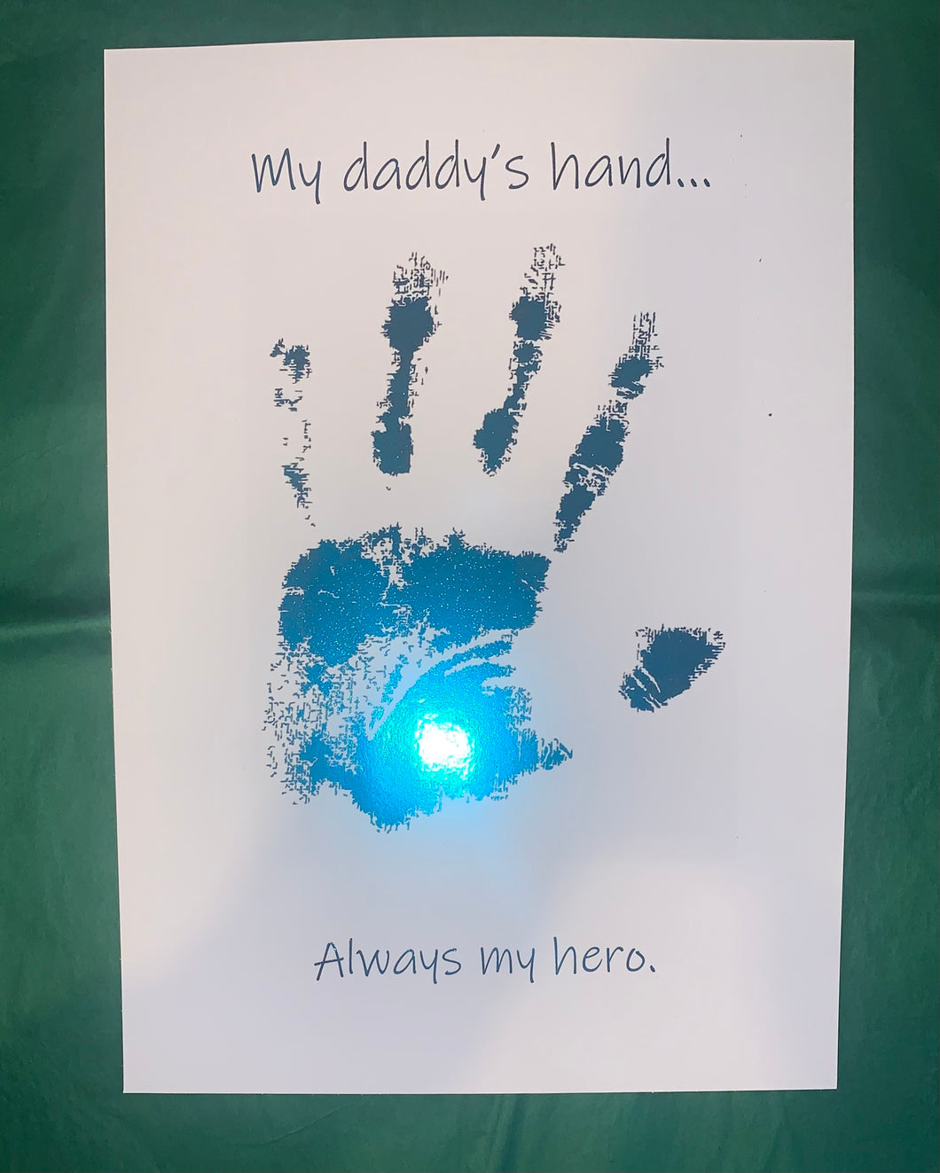 Adult Foil Hand Print