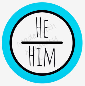 Pronouns badge
