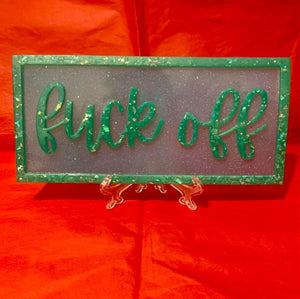 F off sign